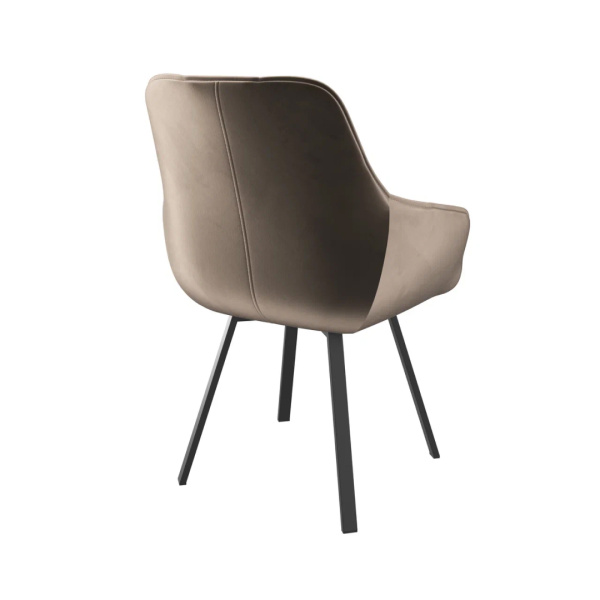 Стул ROMEO CAPPUCCINO DIVA 5 BK